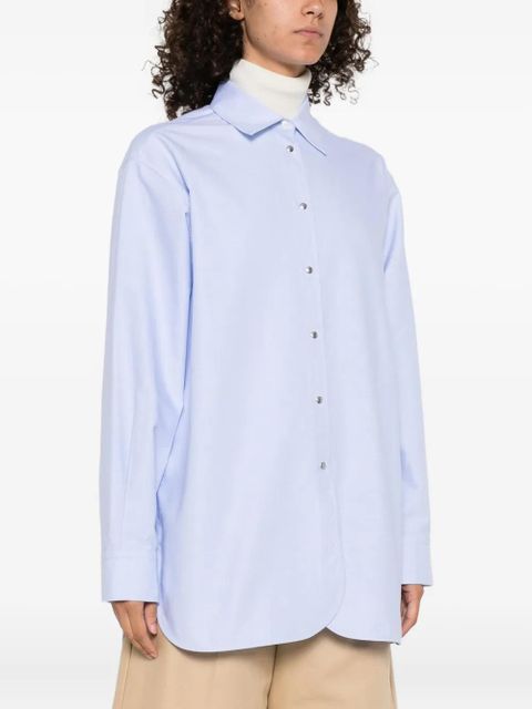 Moncler cotton button-fastening shirt - Blue