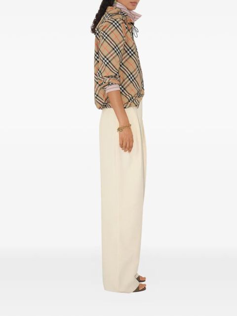 Burberry Check hooded jacket - Neutrals