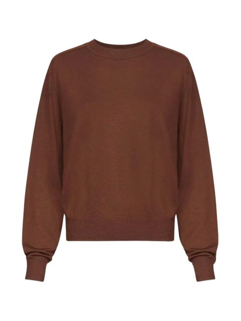 LouLou de Saison Angus long-sleeve sweater - Brown - zdjęcie produktu nr 1