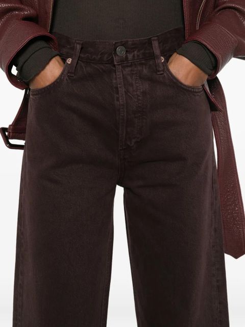 AGOLDE button-fastening jeans - Brown