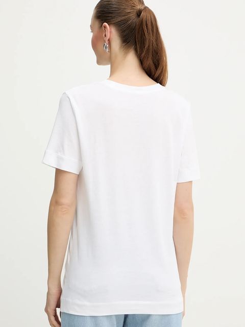 Armani Exchange t-shirt bawełniany damski kolor biały XW001348 AF17172 - zdjęcie produktu nr 2