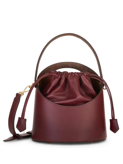 ETRO Saturno leather bucket bag - Red - zdjęcie produktu nr 1