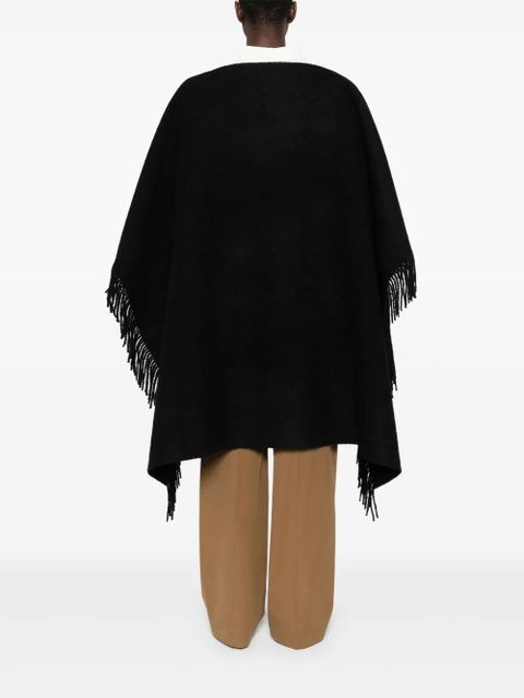 TOTEME fringe-detailing scarf - Black