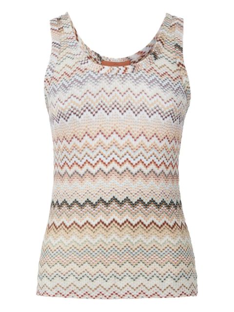 Missoni Zigzag tank top - Neutrals