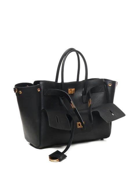 Balenciaga small Bell Air leather tote bag - Black - zdjęcie produktu nr 2