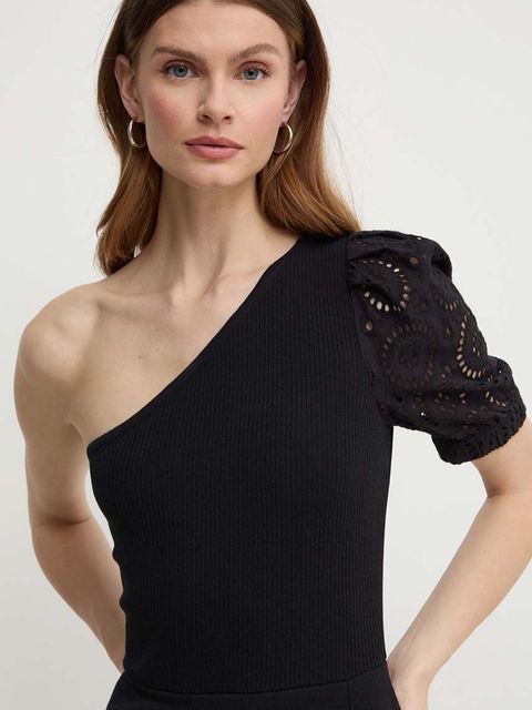 Morgan sukienka RMABELA kolor czarny midi rozkloszowana