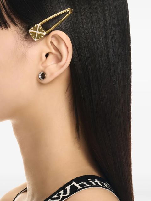 Off-White Arrow hair clip - Gold