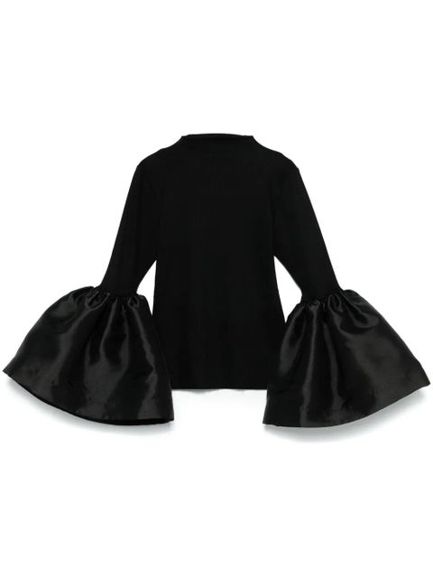 Marques'Almeida flared-cuff top - Black - zdjęcie produktu nr 1