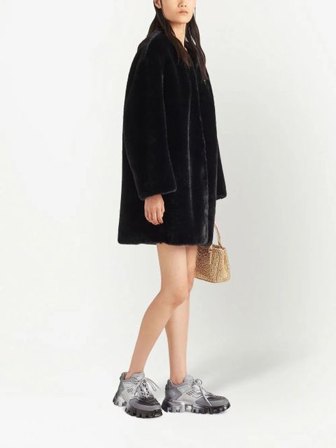 Prada Aspen faux-fur coat - Black - zdjęcie produktu nr 2