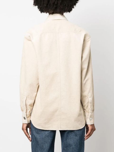 MARANT ÉTOILE Randal cotton shirt - Neutrals