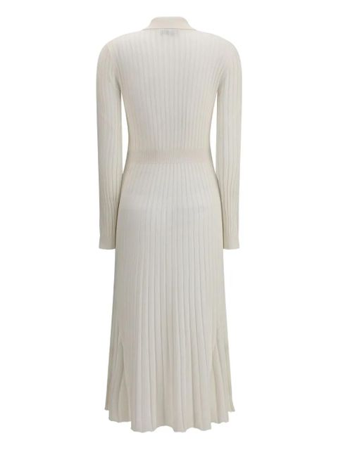 Gabriela Hearst ribbed polo-neck dress - Neutrals - zdjęcie produktu nr 2