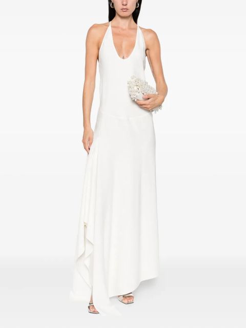 Christopher Esber draped asymmetric dress - White - zdjęcie produktu nr 2