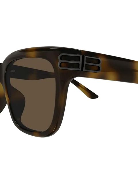 Balenciaga Eyewear havana logo sunglasses - Brown