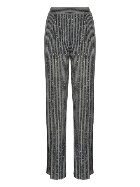 Missoni sequin-striped trousers - Grey - zdjęcie produktu nr 1