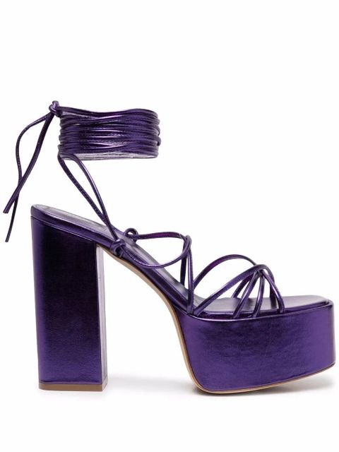 Paris Texas Malena 130mm platform sandals - Purple - zdjęcie produktu nr 1
