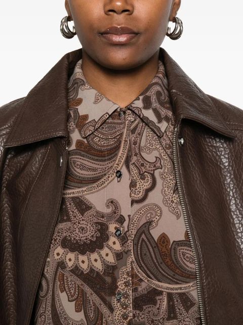 Lauren Ralph Lauren paisley-print shirt - Brown