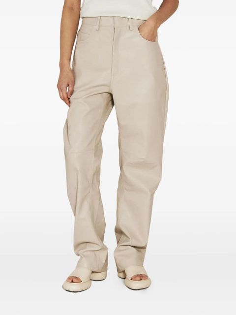 ENTIRE STUDIOS faux-leather trousers - Neutrals - zdjęcie produktu nr 1