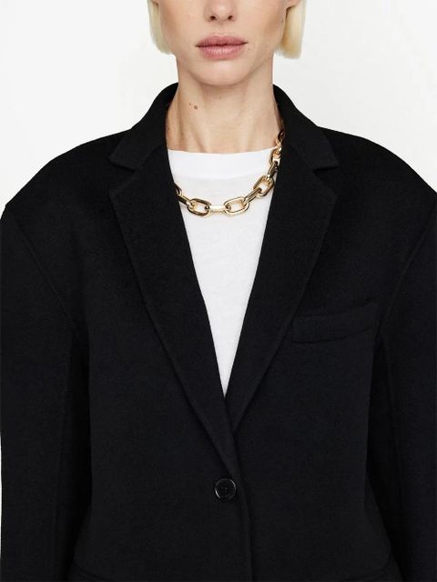 ANINE BING Quinn single-breasted blazer - Black