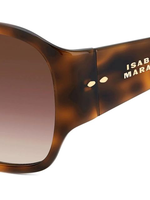 Isabel Marant Eyewear tortoiseshell-effect square-frame sunglasses - HAVANA