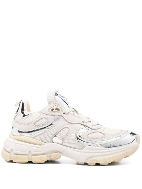 Axel Arigato metallic-panel leather sneakers - Neutrals - zdjęcie produktu nr 1