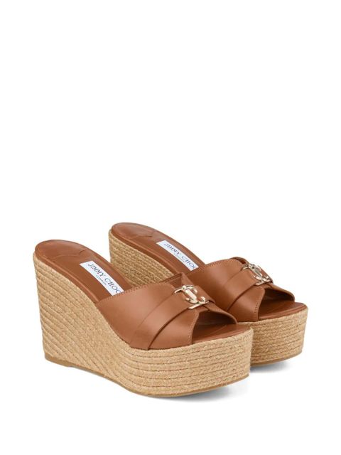 Jimmy Choo 100mm Leda espadrilles - Brown - zdjęcie produktu nr 2