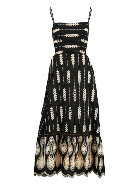 Johanna Ortiz Nostalgica midi dress - Black - zdjęcie produktu nr 1