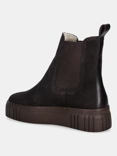 Gant sztyblety zamszowe Snowmont damskie kolor brązowy na platformie ocieplone 31553098 - zdjęcie produktu nr 2