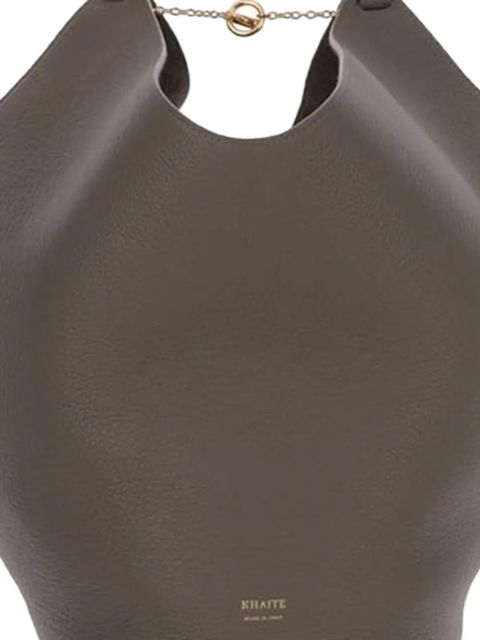 KHAITE leather shouder bag - Grey