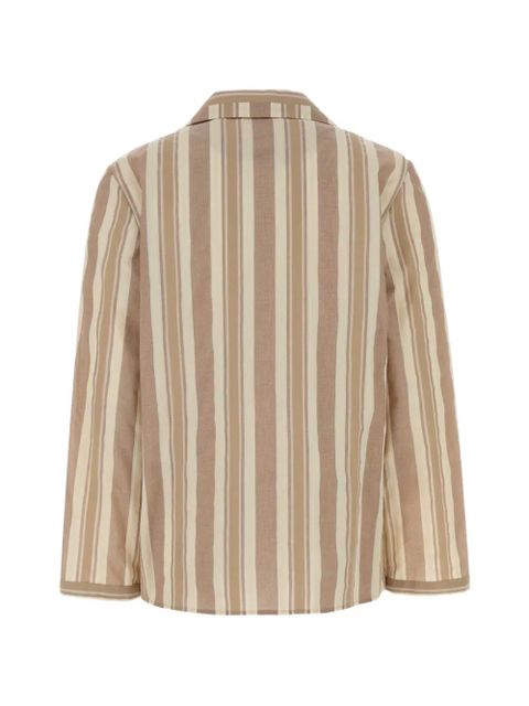 Saint Laurent striped shirt - Neutrals - zdjęcie produktu nr 2