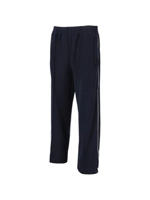Miu Miu contrast-piping track pants - Blue