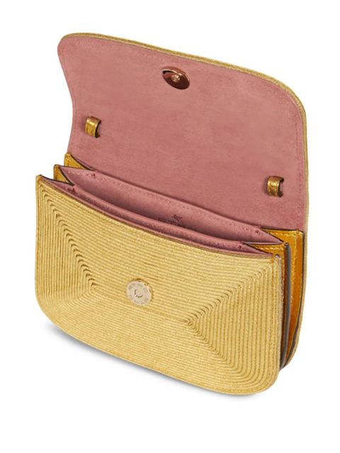 ETRO metallic-effect cross body bag - Gold