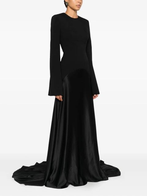 Solace London Claudine maxi dress - Black