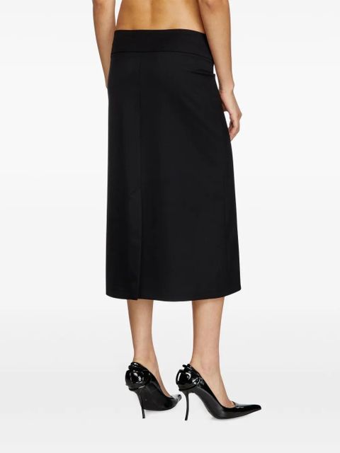 Diesel O-Seus midi skirt - Black