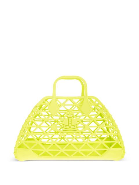 Vivienne Westwood X-Ray Orb-detail lattice tote bag - Green - zdjęcie produktu nr 1
