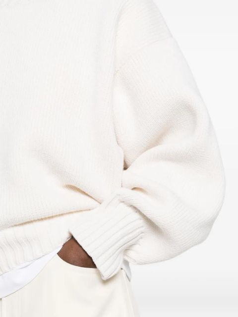 Róhe sculptural crew-neck sweater - White - zdjęcie produktu nr 2
