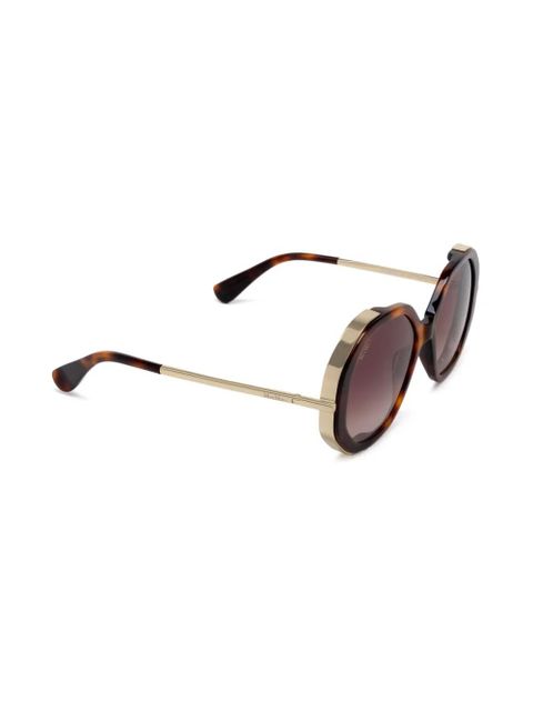 Max Mara Eyewear oversized-frame sunglasses - Brown