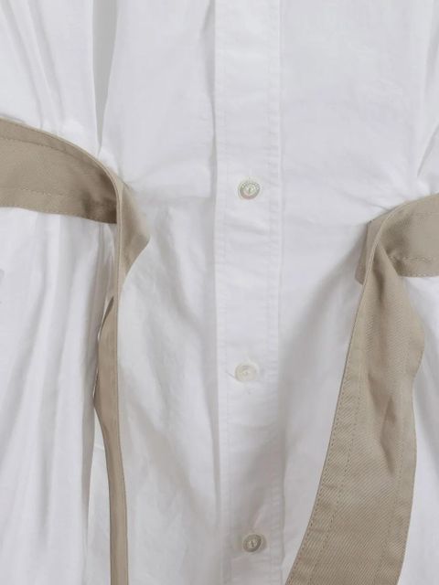 Balenciaga belted shirt - White