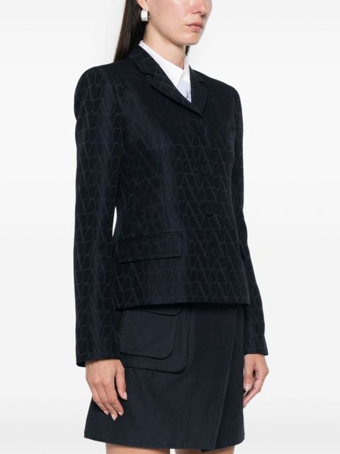 Valentino Garavani Toile Iconographe blazer - Blue