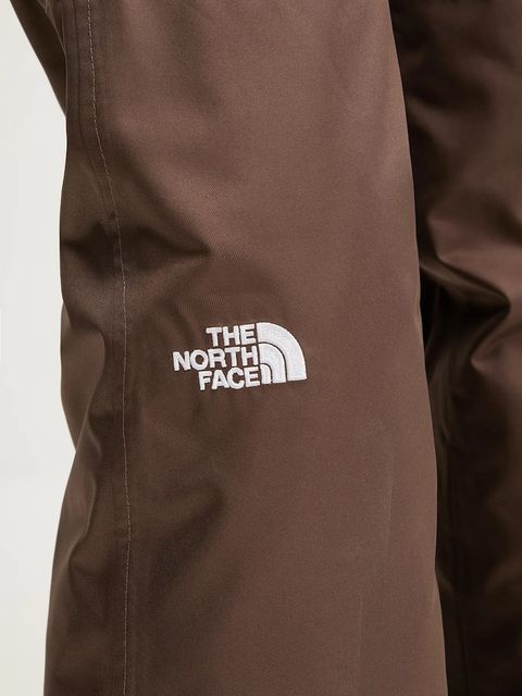 The North Face spodnie narciarskie Sally Insulated kolor brązowy NF0A7WYJ1OI1