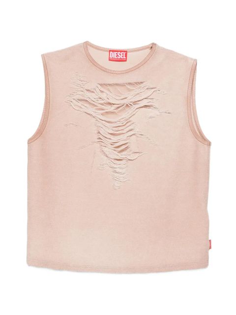 Diesel T-Yasi-S1 distressed sleeveless top - Neutrals - zdjęcie produktu nr 1