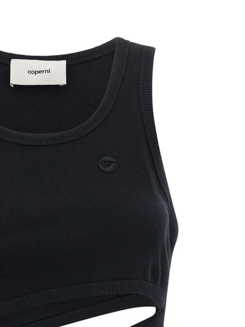 Coperni Spiral tank top - Black