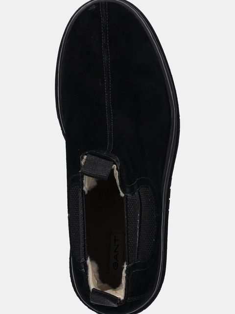 Gant sztyblety zamszowe Sistown damskie kolor czarny na platformie 31553102