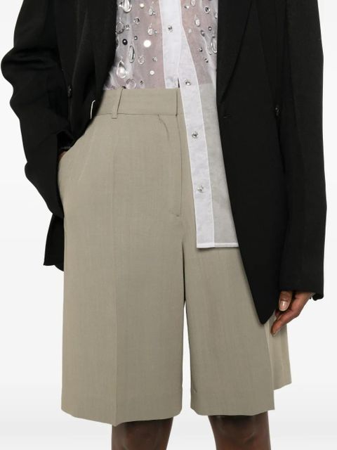 TOTEME wide fluid shorts - Neutrals