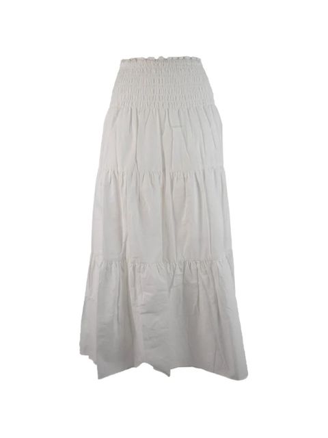 Michael Kors shirred tiered skirt - White - zdjęcie produktu nr 1