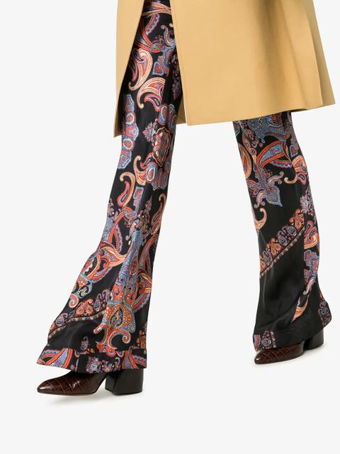 Chloé Persian print trousers - Black