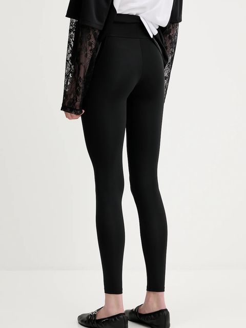 adidas Originals legginsy Essentials damskie kolor czarny gładkie JY0015 - zdjęcie produktu nr 2