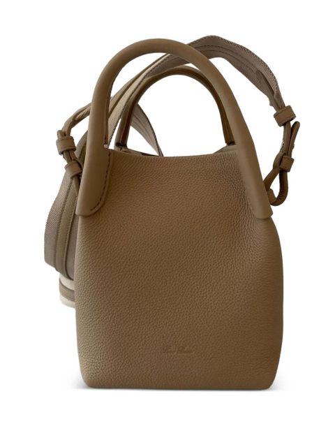 Loro Piana micro Bale leather tote bag - Brown - zdjęcie produktu nr 1