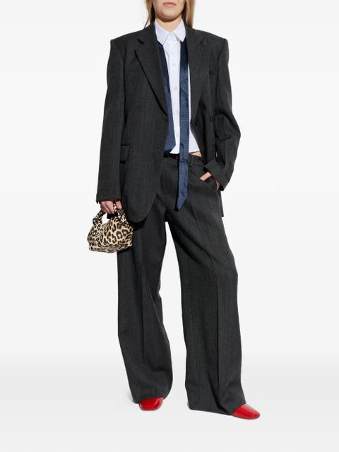 Alexander Wang elasticated wide trousers - Grey