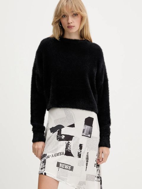 Desigual sukienka i sweter ORIANA kolor biały mini rozkloszowana 25WWVK42 - zdjęcie produktu nr 1