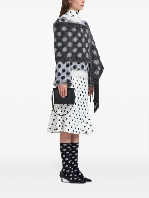 Marni polka-dot intarsia jumper - White - zdjęcie produktu nr 2